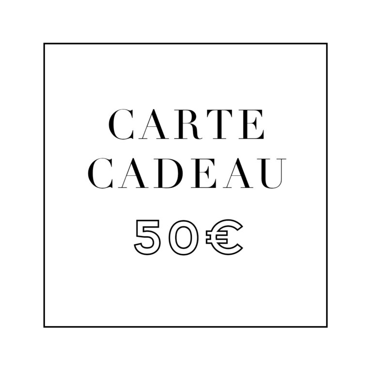 Carte Cadeau 50€