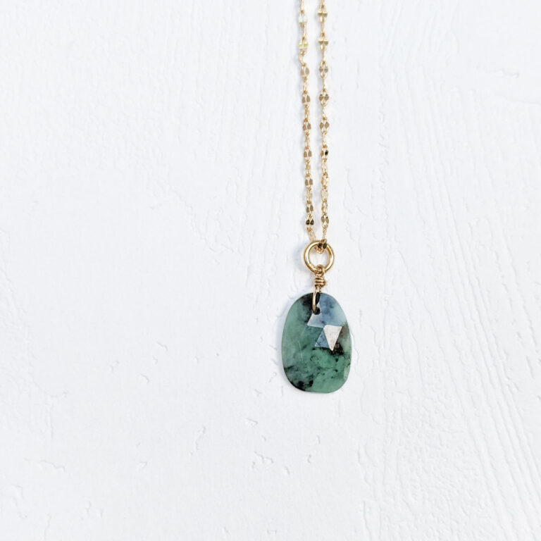 Collier ALASKA Emeraude