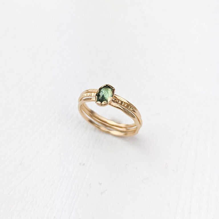 Bague MOKAYA Tourmaline Verte