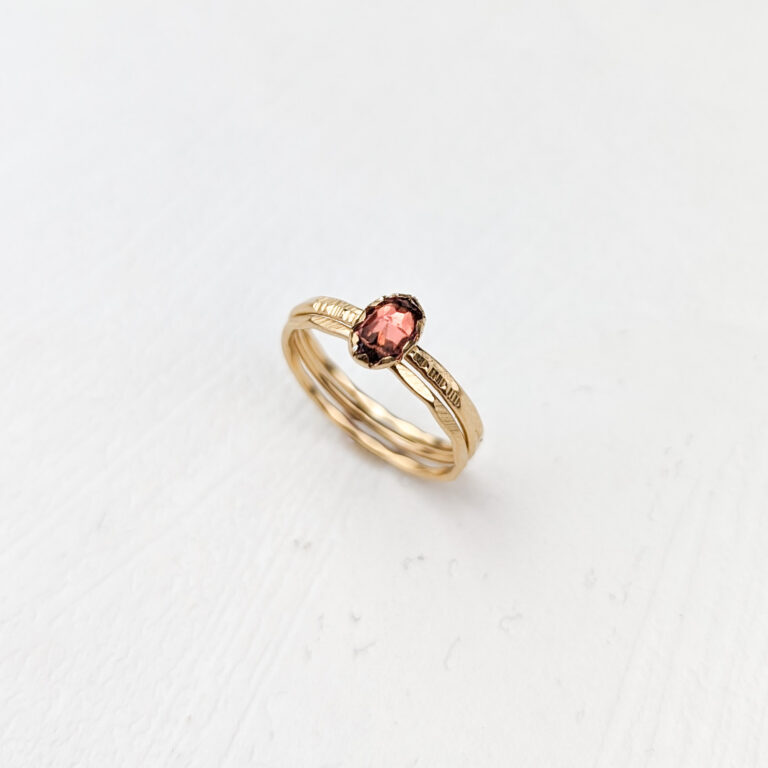 Bague MOKAYA Tourmaline Rose
