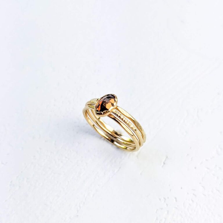 Bague MOKAYA Tourmaline Orange