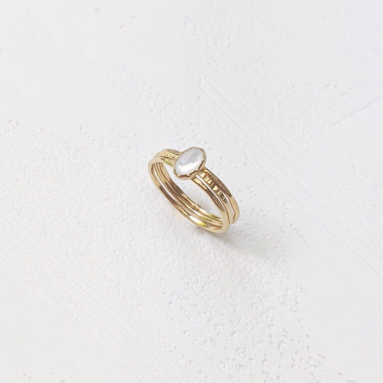 Bague MOKAYA Nacre