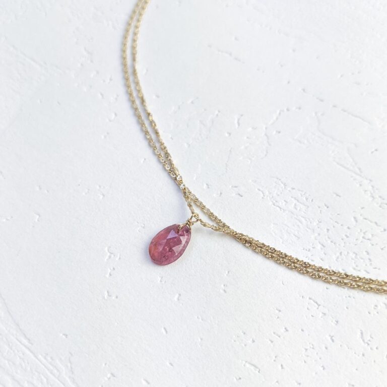 Collier LAKOTA Tourmaline Rose