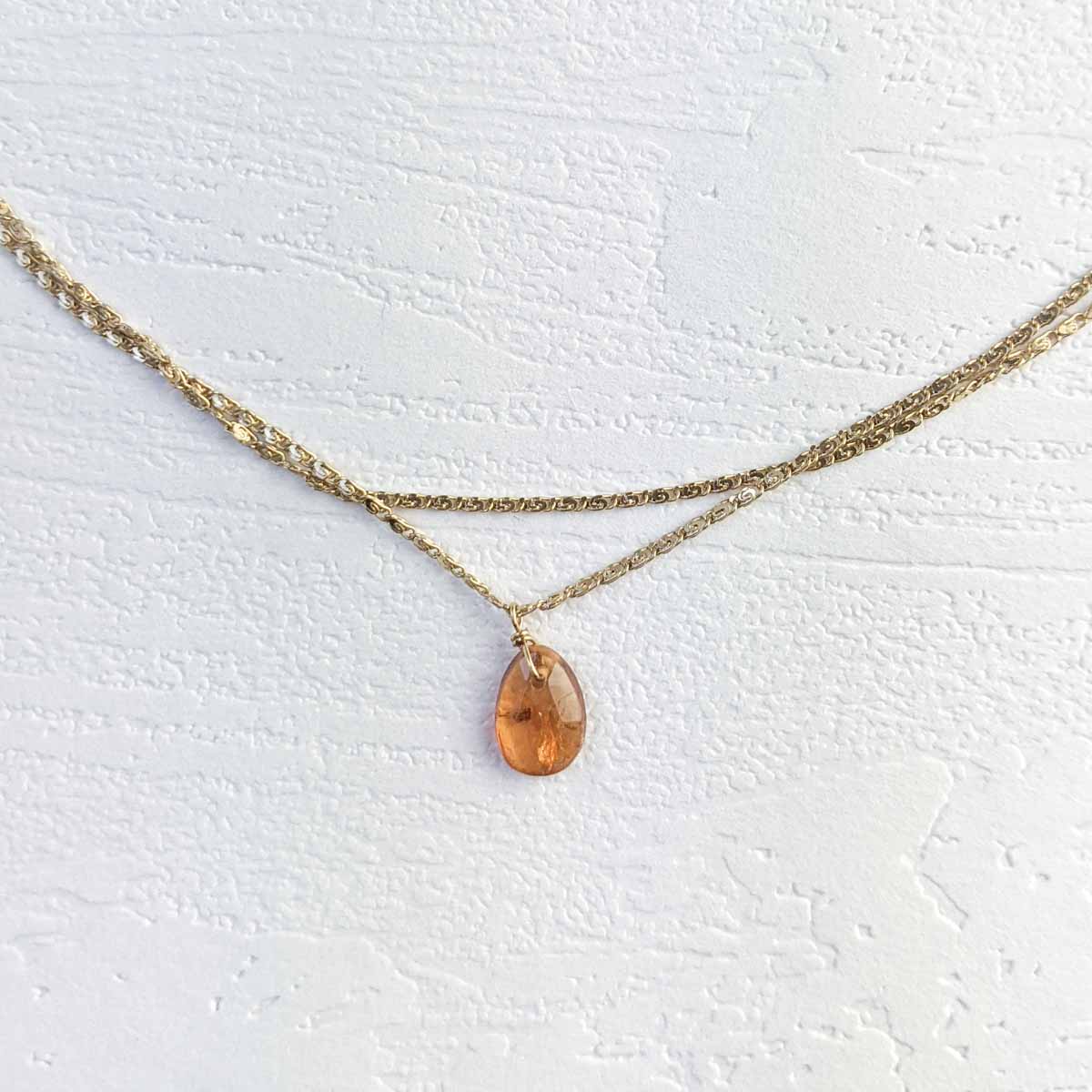 Collier LAKOTA Tourmaline Jaune