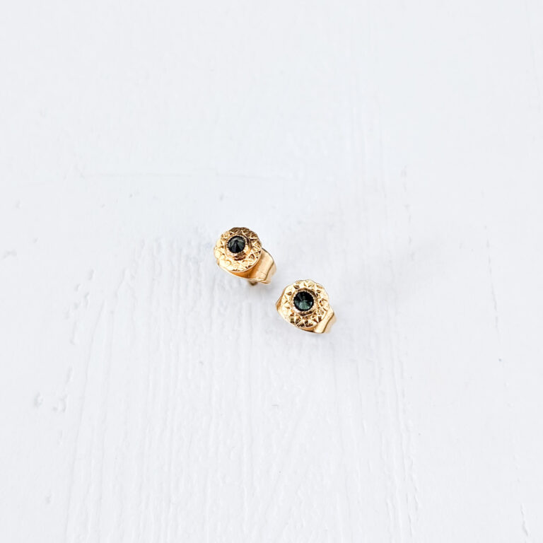 Boucles CHIRICA Tourmaline Bleue