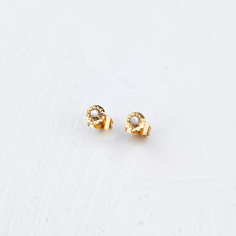 Boucles CHIRICA Nacre