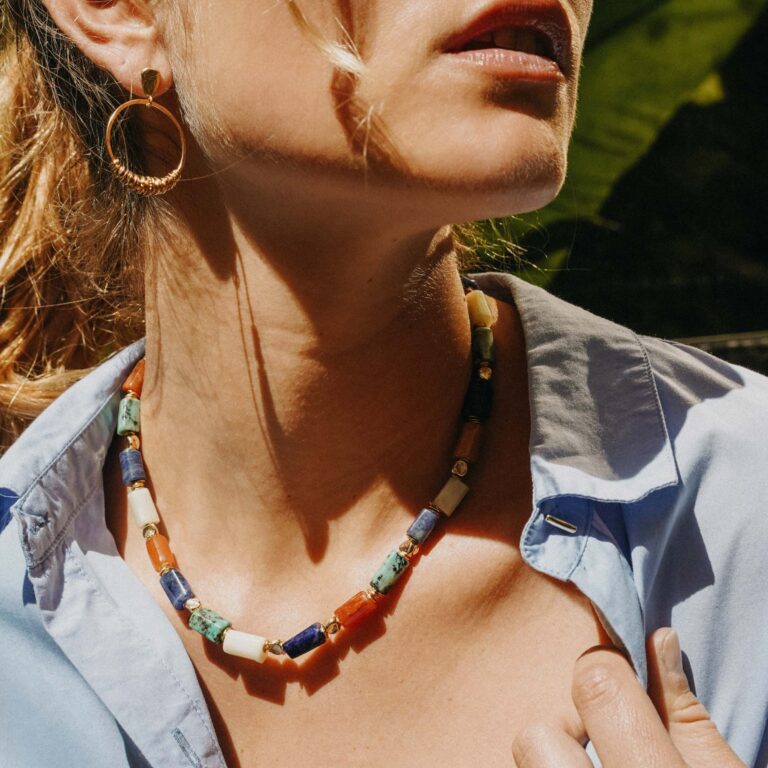 Collier OKLAHOMA Bleu