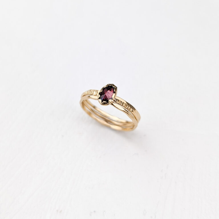 Bague MOKAYA Rhodolite