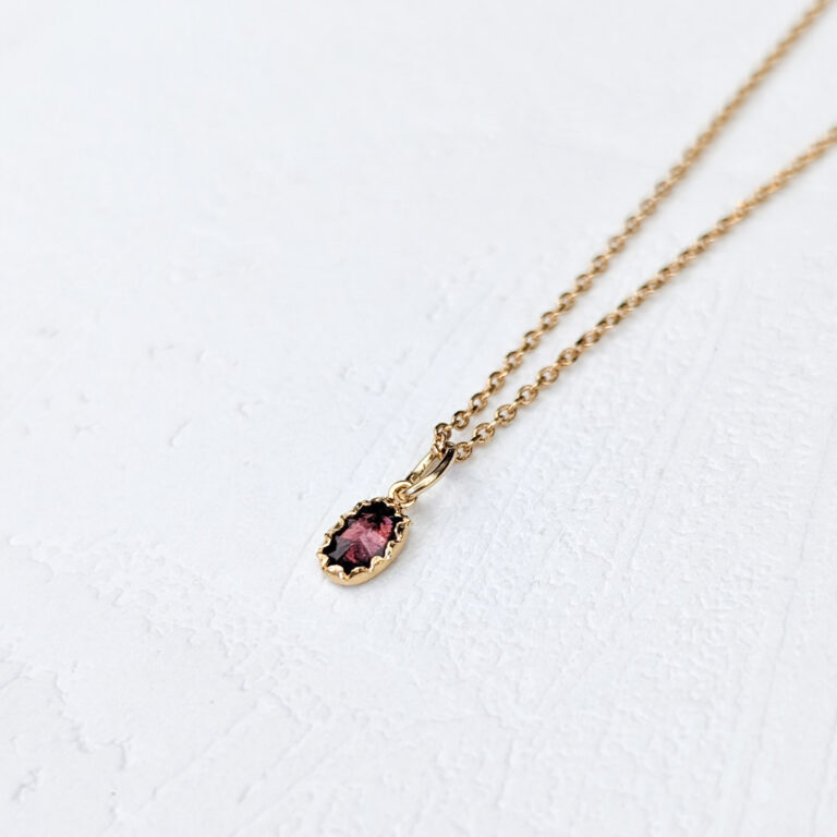 Collier KAYA Rhodolite