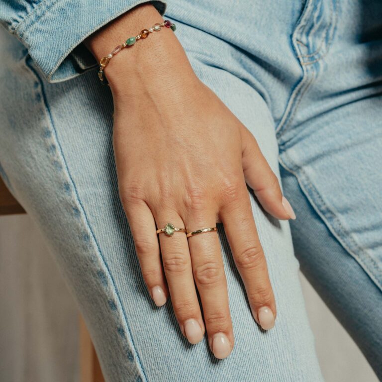 Bague Jeune Créateur Lilly Hype En Pâte - Style Hippie Chic Rouge - Neuf Sans Emballage