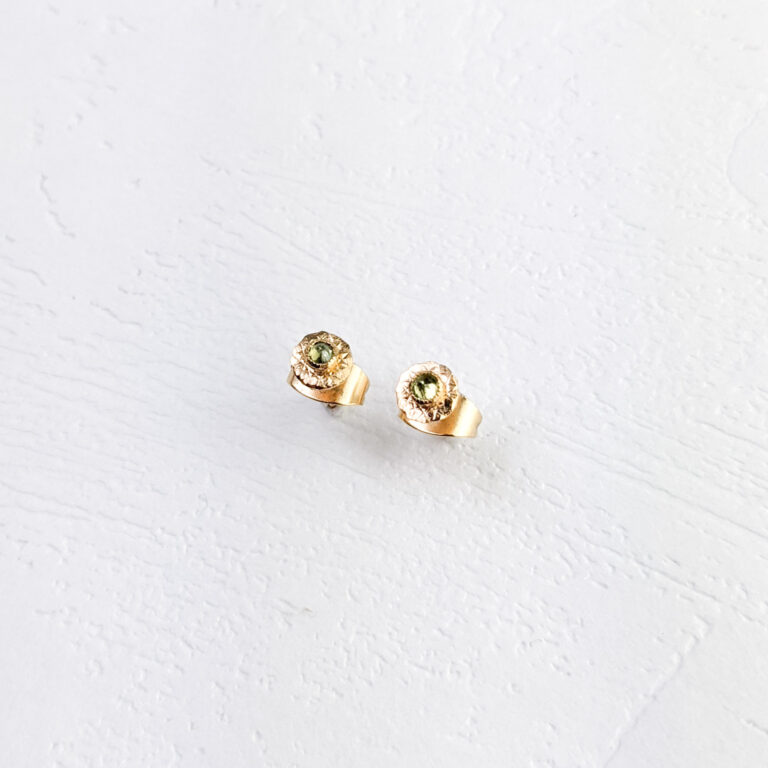 Boucles CHIRICA Tourmaline Verte