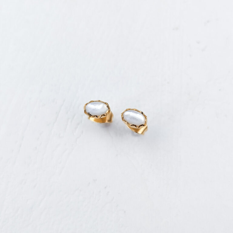 Boucles KAYA Nacre