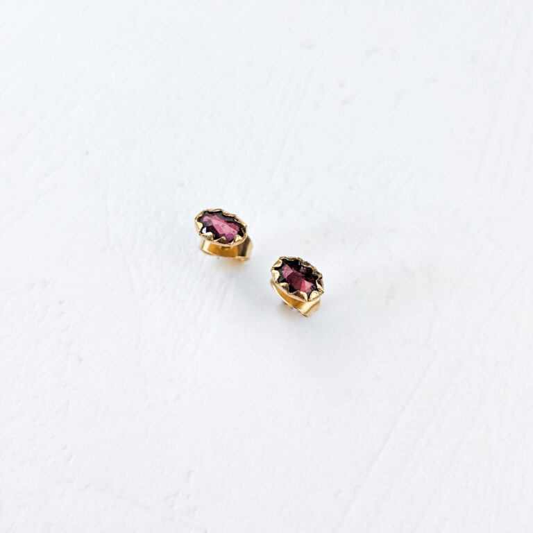 Boucles KAYA Rhodolite
