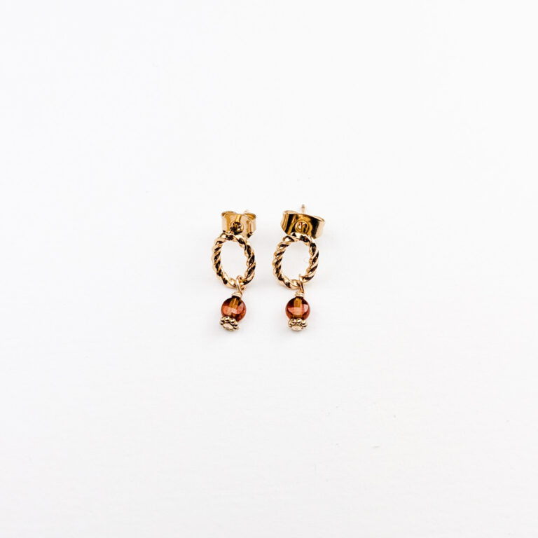 Boucles MISSOURI Hessonite